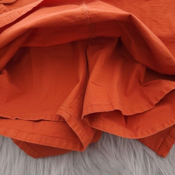 Athleta Cargo Skort Solid Orange Womens Size 8 35316 - Picture 9 of 10